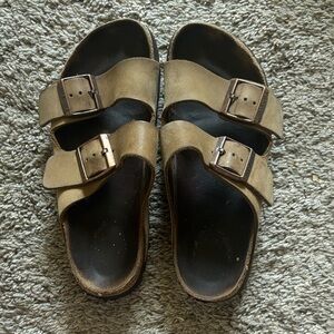 Birkenstock Light Brown Double Strap Sandals